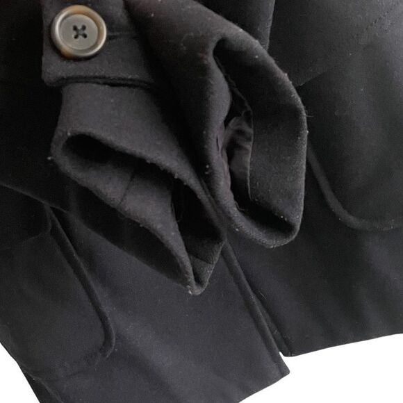 GAP Wool Paddington Toggle Winter Coat Navy Blue XS - Picture 7 of 8